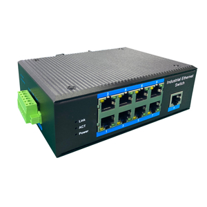 <span class=keywords><strong>Switch</strong></span> Ethernet industriel 9 ports sans <span class=keywords><strong>port</strong></span> <span class=keywords><strong>PoE</strong></span> 10/100 Mbit/s 8 ports LAN 1 SFP IP40 Rail DIN - Product Image 2