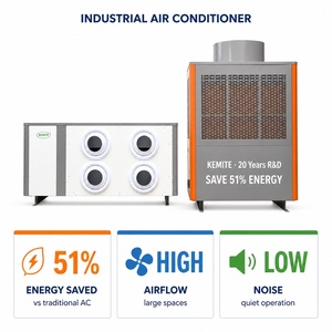 Climatiseur industriel intelligent Kemite compatible IoT, compresseur scroll R410A, refroidissement par évaporation, système HVAC intelligent, pompe haute performance pour unité de traitement d'air (UTA) - Product Image 1