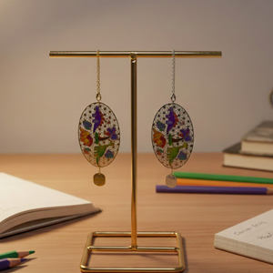 ราคาที่แข่งขันได้ คุณภาพเหนือชั้น จี้รูปไดโนเสาร์ทองเหลืองแกะสลักเคลือบทอง/เงิน พร้อมสีไล่ระดับ - Product Image 4