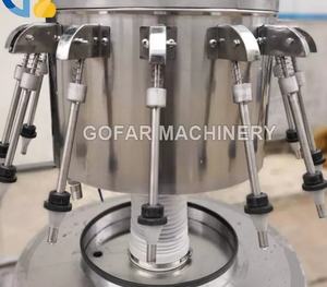 เครื่องบรรจุขวดพลาสติกกึ่งอัตโนมัติ12/14/18หัวฉีดไวน์ของเหลวแก้ว - Product Image 2