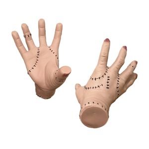 Gant de décoration d'horreur pour Halloween, inspiré de Wednesday <span class=keywords><strong>Addams</strong></span> de <span class=keywords><strong>la</strong></span> <span class=keywords><strong>Famille</strong></span> <span class=keywords><strong>Addams</strong></span> - Accessoire de <span class=keywords><strong>main</strong></span> effrayant en caoutchouc pour fête d'horreur - Product Image 5