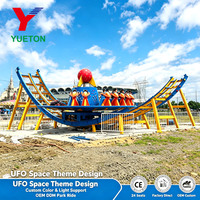 Manège Soucoupe Volante UFO Disco 360 à 24 Places, Grande Aventure Extrême pour Parc d'Attractions, Grande Attraction à Vendre