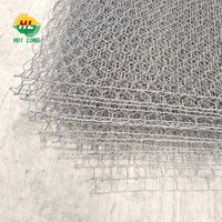 Gabions hexagonaux flexibles HUILONG en fil de fer galvanisé 2,4-5 mm, maille double torsion, revêtement PVC, modèle de découpe HL-HG20, anti-inondation