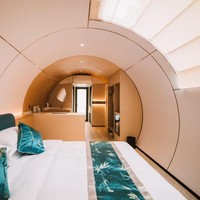 Cabane modulaire en bois de luxe, maison mobile, capsule de couchage, conteneur pour resort et camping