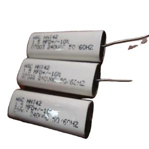 ASC HNT42 1.5UF <span class=keywords><strong>1.5mfd</strong></span> 240V AC 10% Frequência Axial Divisão Electrodeless Film <span class=keywords><strong>Capacitor</strong></span> - Product Image 1