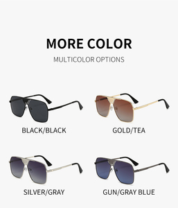 Fashion Square Unisex Polarized <b>Sunglasses</b> with Copper Frame TAC Lenses Custom Logo-UV400 Protection - Product Image 6