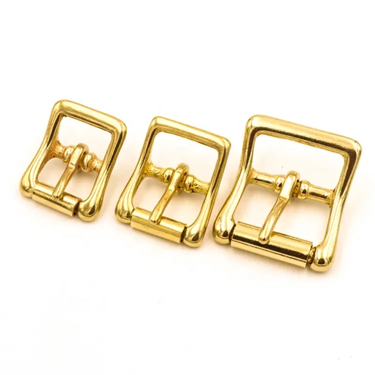 Handbag Accessories Dog Collar Accessories High Quality Solid Brass Pin Buckle