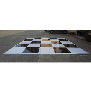 1x1m outdoor party dance floor portable glossy wood dance floor - Product Image 2