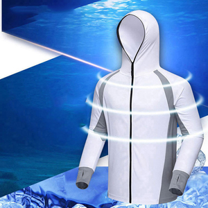 Chemises de pêche et de navigation de plaisance d'extérieur à manches longues, protection UV UPF, logo personnalisé sublimé, maillot de pêche - Product Image 2