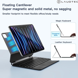 คีย์บอร์ด Magic Keyboard สำหรับ iPad Air 11 <span class=keywords><strong>Pro</strong></span> 11 นิ้ว และ Air 10.9 นิ้ว พร้อมไฟแบ็คไลท์แบบสปริง แทร็คแพดแบบมัลติทัช ขายส่ง OEM/ODM/รับผลิตแบรนด์ส่วนตัว - Product Image 5