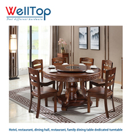 WELLTOP Nouveautés Accessoires de mobilier Quincaillerie Mécanisme de table pivotante Lazy Susan à roulement à billes