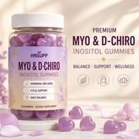 Gummies Myo-Inositol et D-Chiro-Inositol Marque Blanche OEM pour l'Équilibre Hormonal, le Cycle et le Bien-être Quotidien – 60 Comprimés