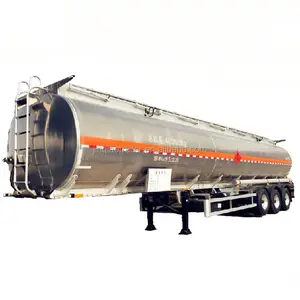 Heavy Duty 3 Axles 40000 42000 45000 50000 Liters Petrol Diesel Oil Prices Fuel Tank Tanker Truck Semi Trailer