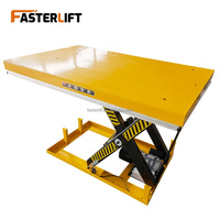 Table élévatrice à ciseaux hydraulique 3000 kg, plateforme personnalisable, machine de manutention de matériaux
