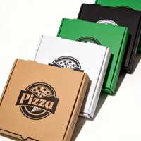 Boîtes à pizza personnalisées imprimées avec logo, boîte de qualité alimentaire pour pizza