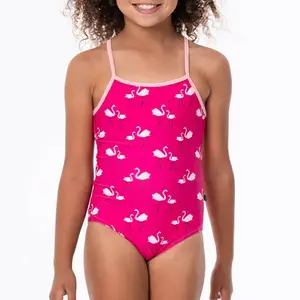 Wholesale Print Children One-Piece Bathing Suit Cute Sling Bikini Kids Swimwear For Girls