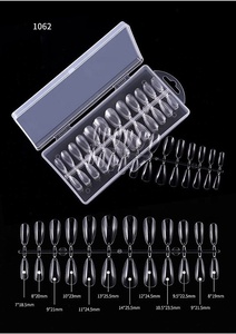240pcs 12 punte del chiodo di dimensione copertura completa acrilico unghie finte testa rotonda Gel morbido punte sottili di arte del chiodo - Product Image 6
