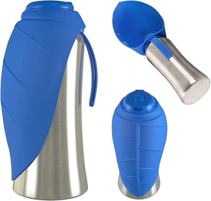 <b>Hot</b> Selling Trending New Arrivals 2024 Outdoor Travel Walking Portable 100% Food Grade Silicone Stainless Steel Eco-Friendly <b>Dog</b> - Product Image 3