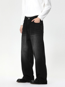 Jeans da Uomo con Motivo a <span class=keywords><strong>Ragnatela</strong></span>, Pantaloni in Denim Vestibilità Comoda, Fornitore di Pantaloni con Stampa Aracnide - Product Image 3