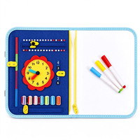 Jouets éducatifs Montessori très demandés, planche d'activités pliable de voyage en feutre pour les activités des tout-petits