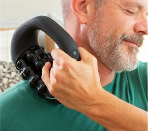 MK FH249 Logo kustom MOQ rendah 3 kecepatan USB isi ulang otot dalam terapi getar pijat Gym portabel genggam - Product Image 2