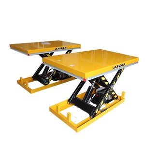 1 م 2 م <span class=keywords><strong>3</strong></span> م هيدروليكي منصة رفع مقص كهربائي منصة طاولة كبيرة مع عجلات - Product Image 1