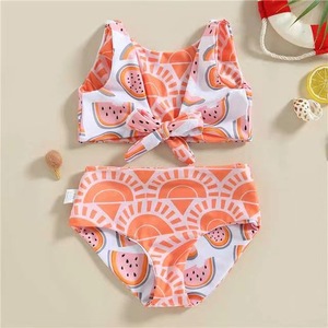 Maillot de bain deux pièces pour enfants de 1 à 4 ans, de qualité supérieure, pour l'été, à porter des deux côtés, vêtements de plage, maillot de bain pour enfants - Product Image 2