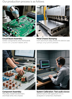DBX DriveRack PA2 Professionnel Processeur Audio Karaoké DSP 2 Entrées 6 Sorties, Construction Métallique Active pour Équipement Sonore de Scène