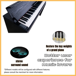 Clavier de <span class=keywords><strong>piano</strong></span> numérique à 88 touches pondérées <span class=keywords><strong>Piano</strong></span> numérique numérique multifonctionnel - Product Image 3