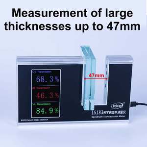 Berserk LS183 365nm UV 940nm IR Visible <b>Light</b> Transmission Meter <b>Window</b> Tint Solar Film Tester - Product Image 4