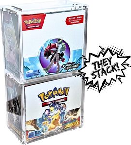 Stackable Strong Thick Walls Acrylic Protector <b>Display</b> <b>Case</b> for Booster Box - Product Image 2