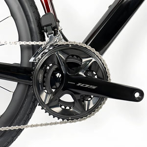 Vélo de route en fibre de carbone pleine, 24 vitesses, CYCLONE-3rd, pneus pliables 700*28C, freins à disque hydrauliques, vélo de course pour hommes, triathlon - Product Image 4