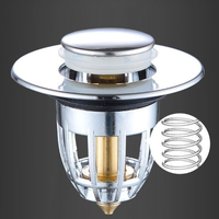 Accessoires de plomberie Big Cap Pop-up Drain pour lavabo déchets