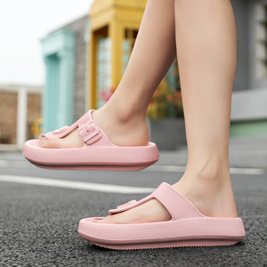Chanclas de mujer cómodas de tendencia de verano nueva de fábrica personalizada zapatillas transpirables de <span class=keywords><strong>EVA</strong></span> para parejas - Product Image 3