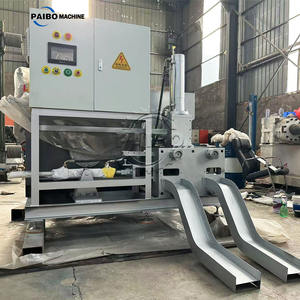 Compacteur de copeaux d'aluminium au prix direct d'usine |   Machine à billes de métal de récupération à double station à capacité personnalisable - Product Image 5