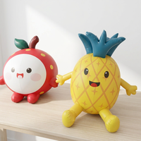 Décorations de fruits gonflables rouges et vertes pour les vitrines des centres commerciaux, les promotions en magasin et les décorations de fête