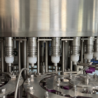 Machine de remplissage de liquides entièrement automatique 3-en-1, équipement d'embouteillage automatique pour la production d'eau potable