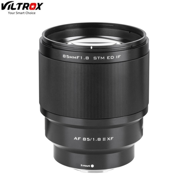 V2.0 VILTROX AF 85mm F1.8 XF-Mount Mark II STM Auto Focus Fixed Focus Lens for Camera Fuji Fujifilm X-mount X-T3 X-H1 X20