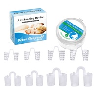 8-pièces Pack nez évents muet aide au sommeil garde Silicone dilatateur équipement Congestion respirer facile dilatateur Nasal cônes nasaux HA01733