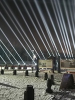 Foco de haz de luz móvil 3 en 1, superbrillante, 380, BSW, 380W
