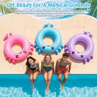 3er-Pack Kinder-Schwimmringe aus verdicktem, umweltfreundlichem PVC, 30 Zoll aufblasbare Schwimmringe für Sommer-Poolpartys