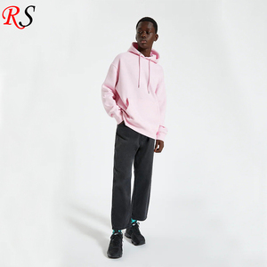 High Quality New Arrival New Design Custom Logo Wholesale <strong>Men's</strong> <strong>Pink</strong> Thick <strong>Hoodie</strong> - Product Image 1