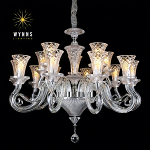<span class=keywords><strong>France</strong></span> Lighting Mille Nuits Lustre à suspension haut de gamme Plafonnier en verre de cristal pour décoration de villa - Product Image 1