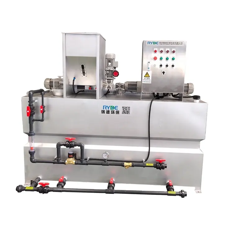 Automatische chemische Wasseraufbereitung mobiles Dosiersystem Polymer/PAC/PAM Dosiersystem