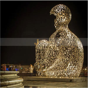 Fabricant de sculptures d'art déco en acier inoxydable imperméable pour l'extérieur, pour des projets d'art public durables - Product Image 4