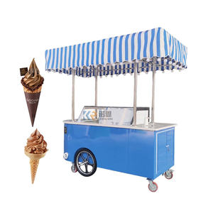 2025 Custom Cupcake Coffee Cart 3 <b>Wheel</b> Mobile Ice Cream Snack Van Italian Food Car Food Truck for Sale - Product Image 5
