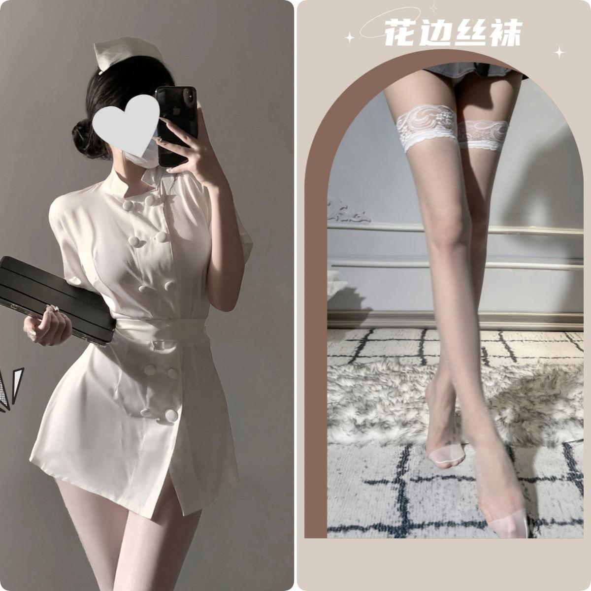 White + Lace Stockings