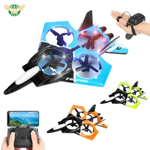 New 2.4G Epp Rc Airplane Foam Rc Fighter Aircraft Model Auto Return Dual Control Flying Toy Camera Rc Plane