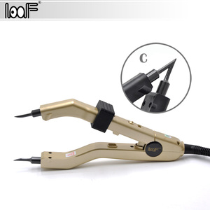 Mini Fer à Lisser Intelligent 220 à Pointe Fine et Température Réglable pour Extensions de Cheveux, Outils de Pose à la Kératine pour Extensions par Fusion C - Product Image 1