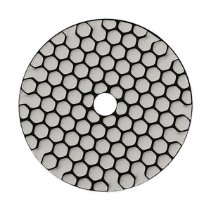 Almohadillas de pulido de diamante de resina flexibles húmedas Honeycomb de 4'' y 3mm, OEM, 7 pasos, para granito, mármol, piedra, cuarzo y encimeras en ángulo - Product Image 4